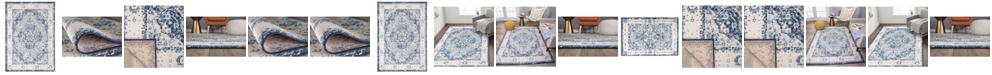 Main Street Rugs Home Lyon Lyn830 Blue Area Rug Collection